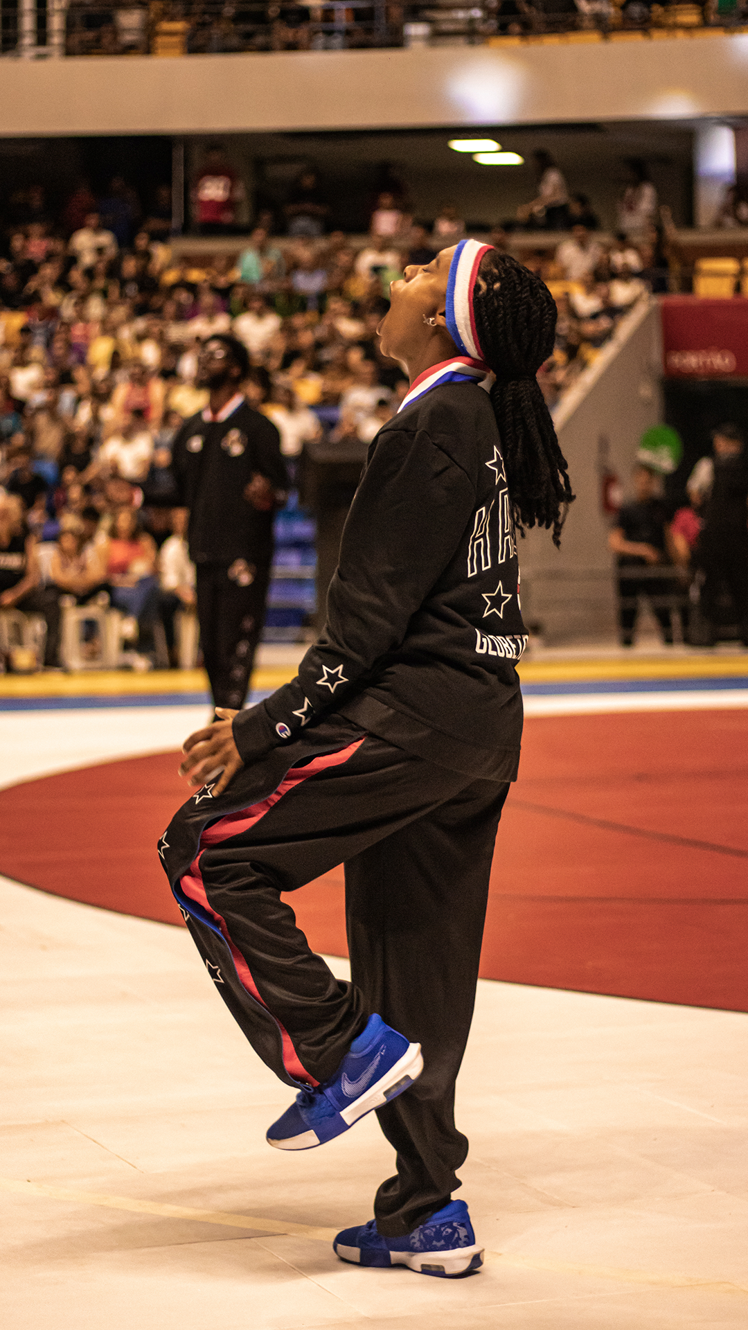 Globetrotters no Geraldão - momento do show