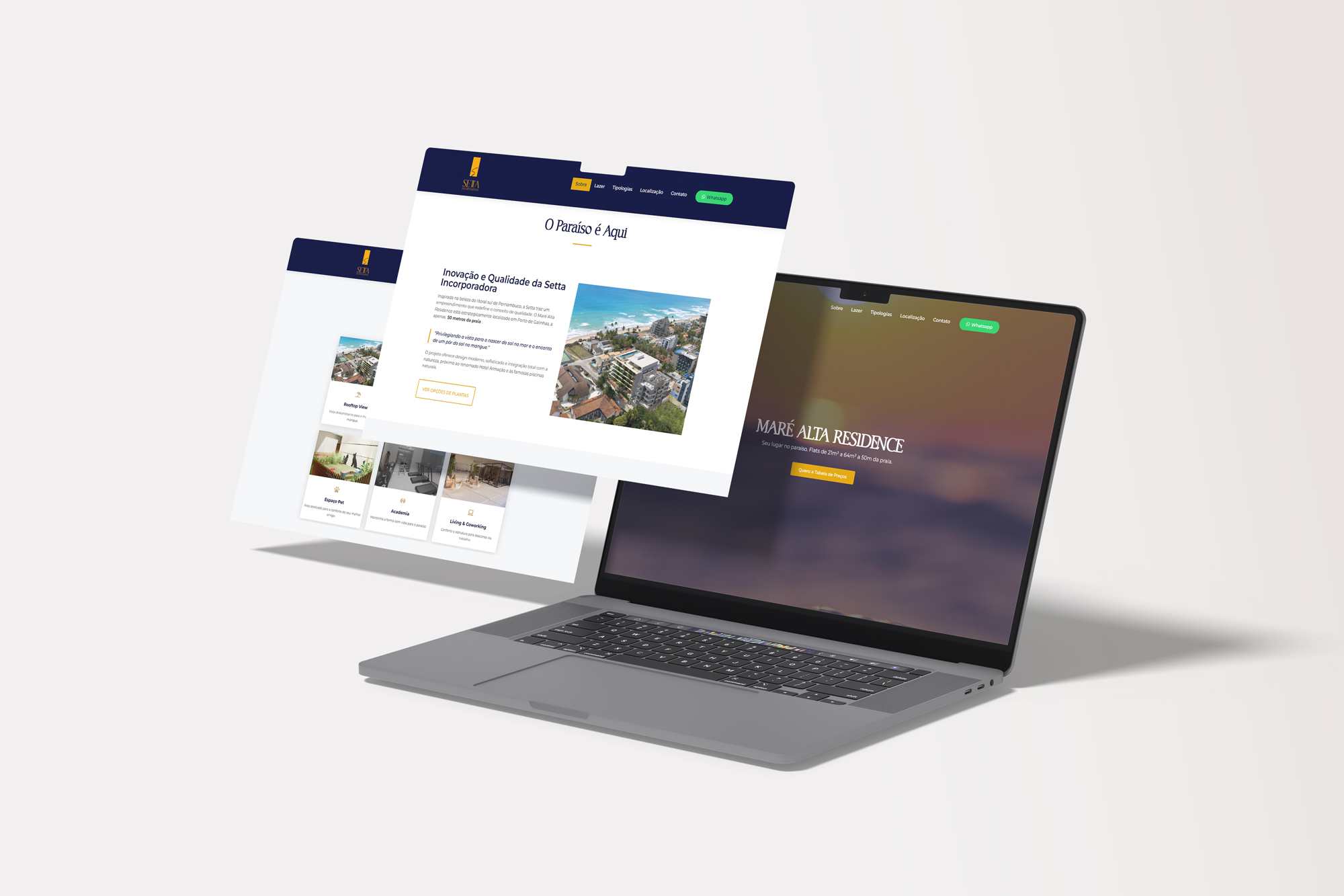 Setta Incorporadora Landing Page