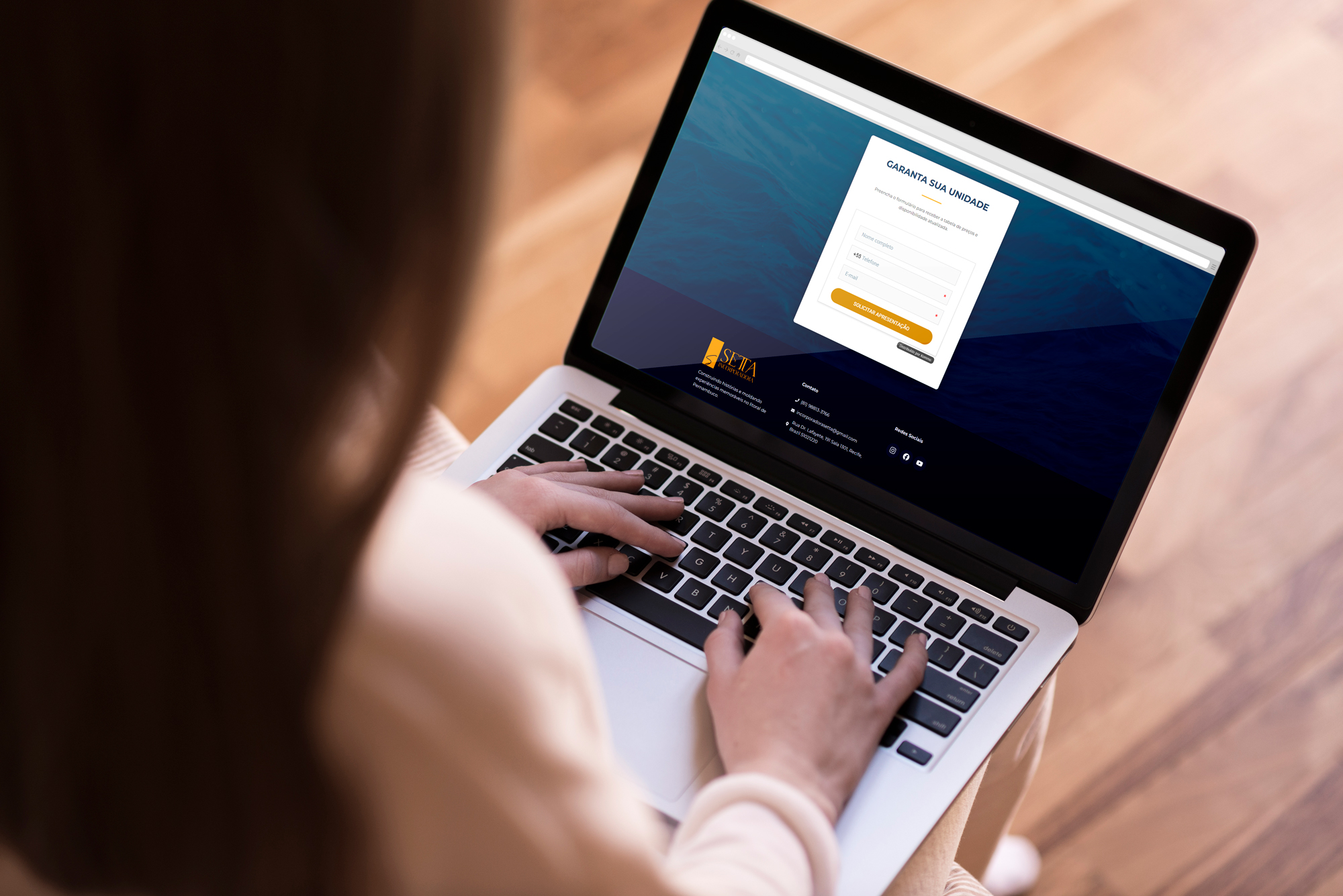 Setta Incorporadora Landing Page