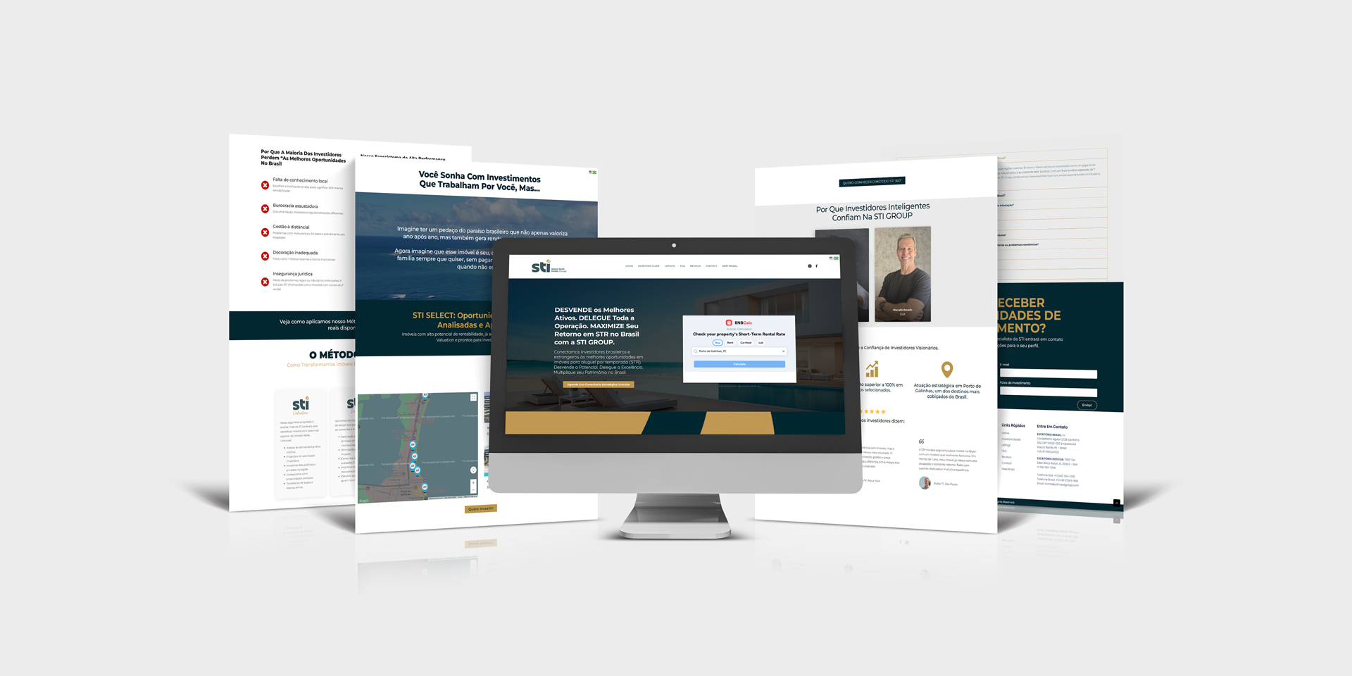 STI Secure Investment Landing Page